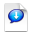 iChat Blue Transfer Icon 32x32 png